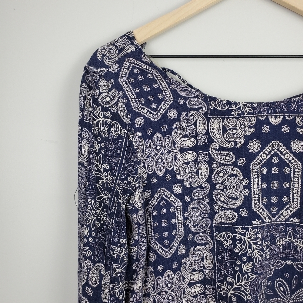 Altar’d State Blue Tunic Dress Small - Picture 2 of 6